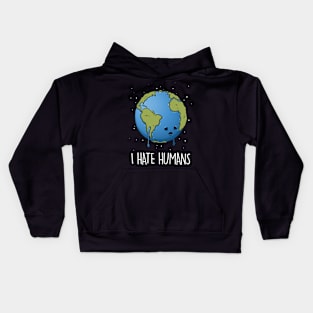 I Hate Humans Kids Hoodie